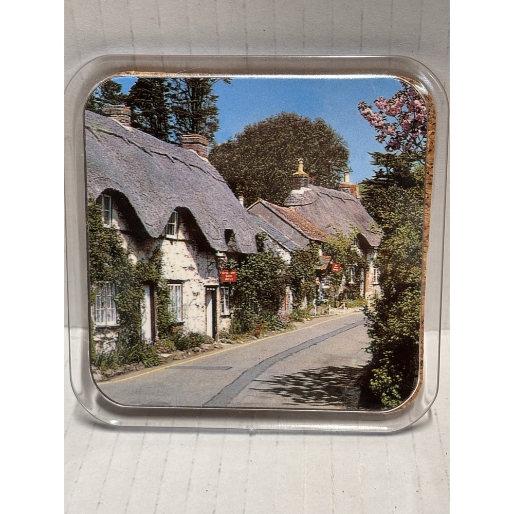 Isle of Wight England Drink Coasters Set of 6 acrylic‎ cork back landmarks pics - Picture 3 of 13